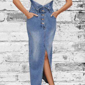 Gonna Denim Révolution con Spacco