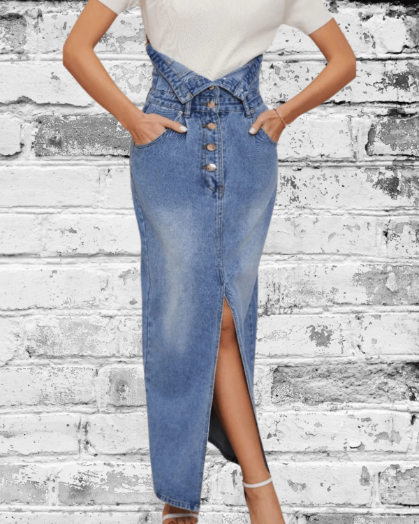Gonna Denim Révolution con Spacco