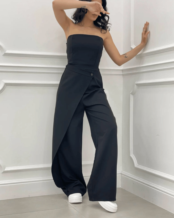Jumpsuit Eleganza Moderna in Blu - immagine 2